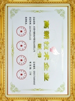 高新技術企業(yè)證書